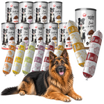 TufTuf mokra karma dla psa o wadze 40kg na 30 dni mix smaków, 66kg