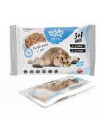TUF TUF pliculețe pentru pisici 4x100g - 2x cod, 2x păstrăv
