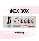 PRZEDSPRZEDAŻ - wysyłka po 25.10 TufTuf Mix Box saszetek mielonka dla psa 4 smaki (wołowina, wieprzowina, kurczak, kaczka) 40 x 100 g