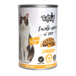 TUF TUF Puszka kawałki mięsne z drobiem dla kota