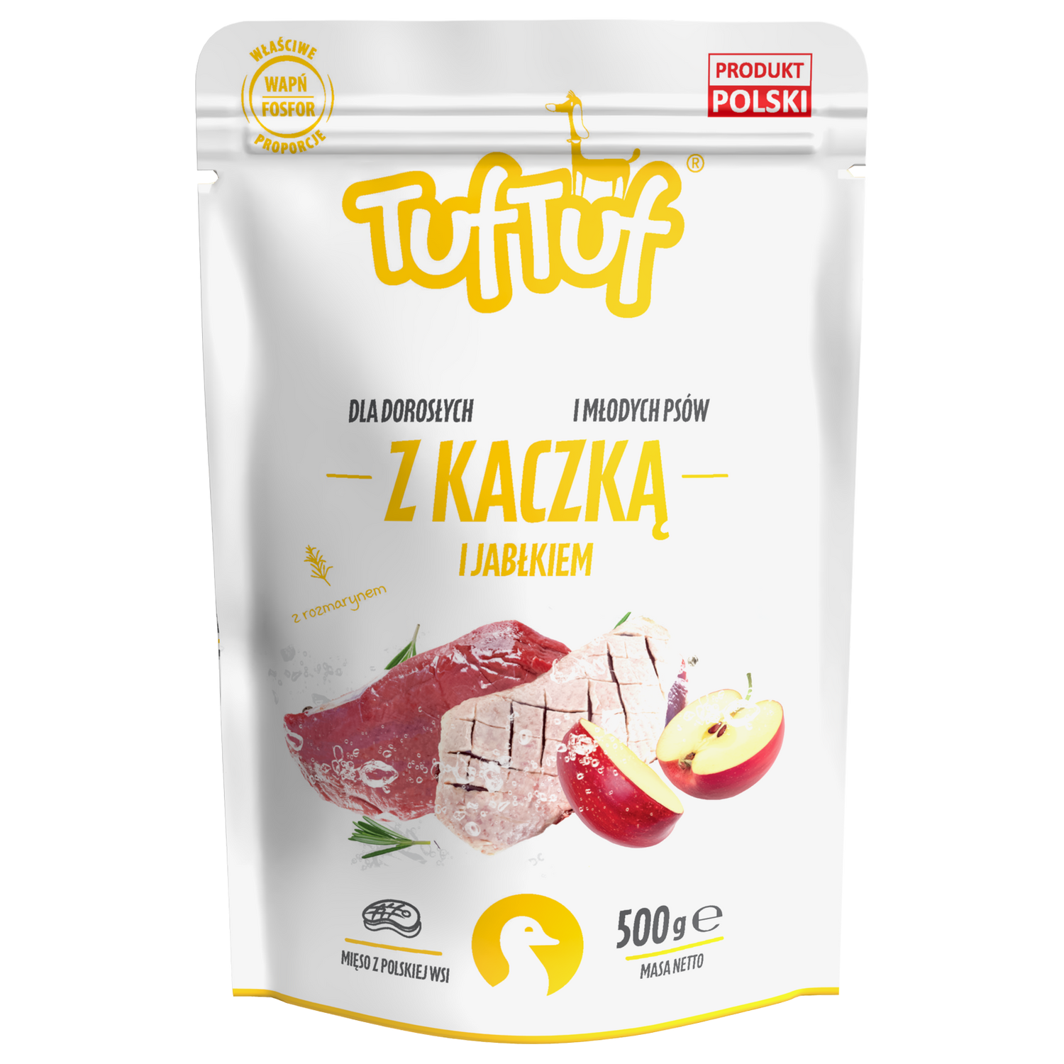 Saszetka kaczka z jabłkiem dla psa