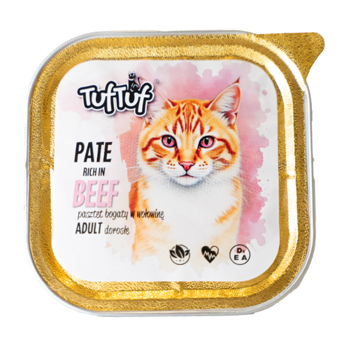TufTuf Tacka alupak pasztet bogaty w wołowinę dla kota